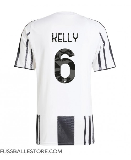 Günstige Juventus Lloyd Kelly #6 Heimtrikot 2025-26 Kurzarm Günstige Juventus Lloyd Kelly #6 Heimtrikot 2025-26 Kurzarm